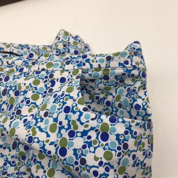 August Silk  Front Pockets Dots Print Cotton Skirt Size 10 - Picture 10 of 10